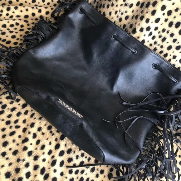 Victoria’s Secret Fringe Black Backpack - Picture 4 of 8